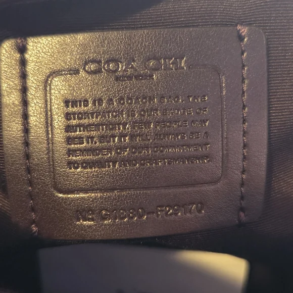 Coach F29170 Mini Sierra Metallic Raspberry Satchel & F29444 Small Wallet - Picture 5 of 9